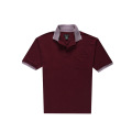 Men′s Plain Golf Jacquard Collar Polo Shirt